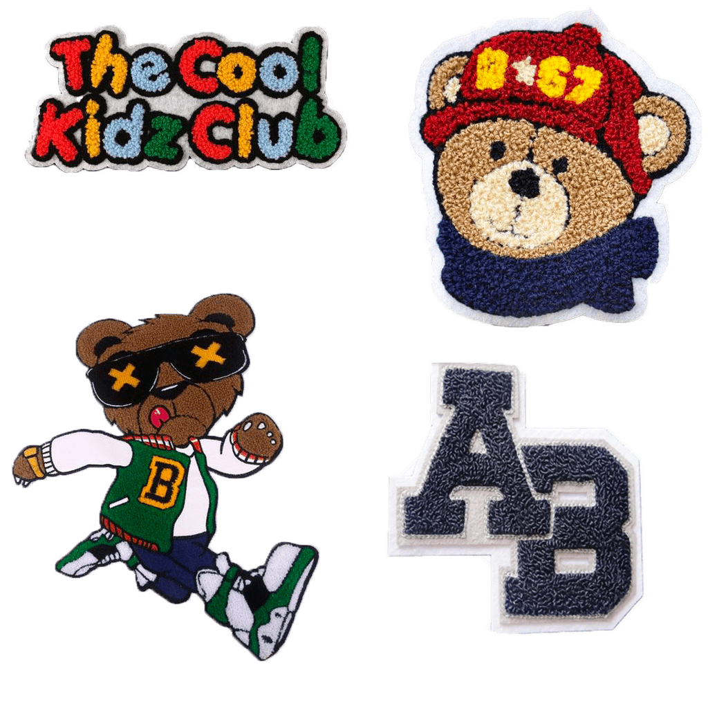 Patch chenille personnalisé pour merchandising d’artiste